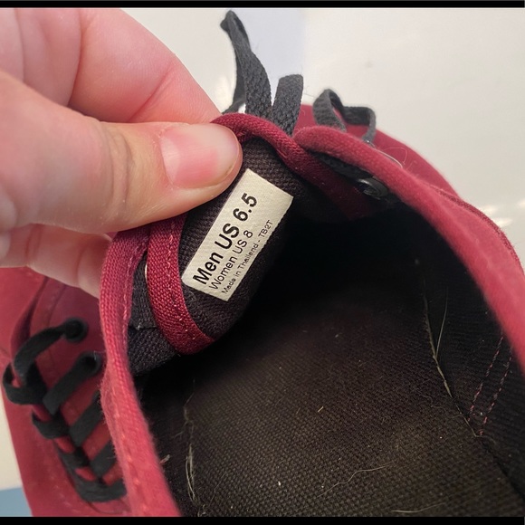 Red authentic vans - Picture 5 of 5